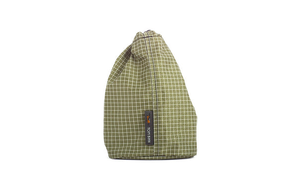 A Size 2 Taiga (olive green with white grid) 200 Halcyon Travel Stuff Sack.